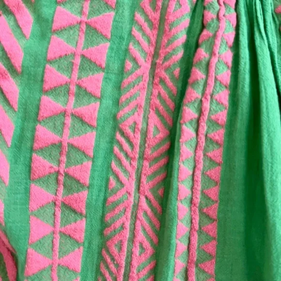 Devotion TWINS Pink and Green Blouse - Picture 7 of 8